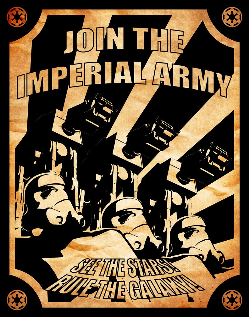 Imperial Army Recruitment Poster 16x20