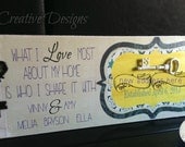 What I Love Most, Custom Family Sign