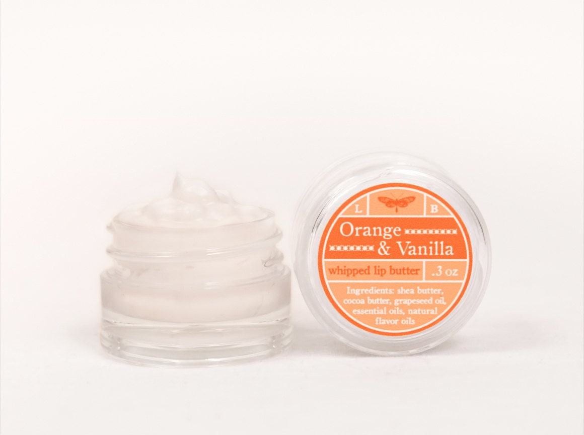 Whipped Lip Butter - Orange & Vanilla - Natural Icing for Your Lips
