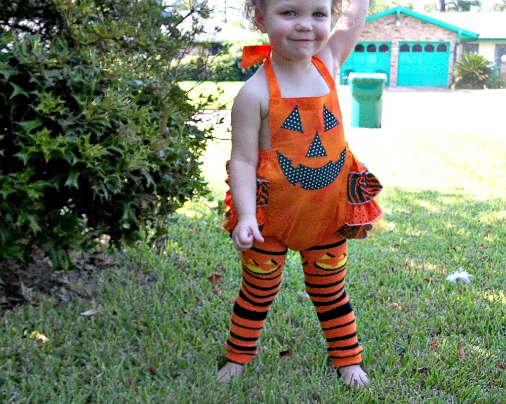 Children Halloween Costume, Baby Girl Pumpkin Romper, Toddler Tutu Costume, Custom Boutique Fall Children Clothing