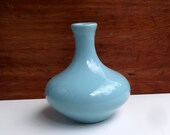 Vintage Royal Haegar aquamarine / light blue vase