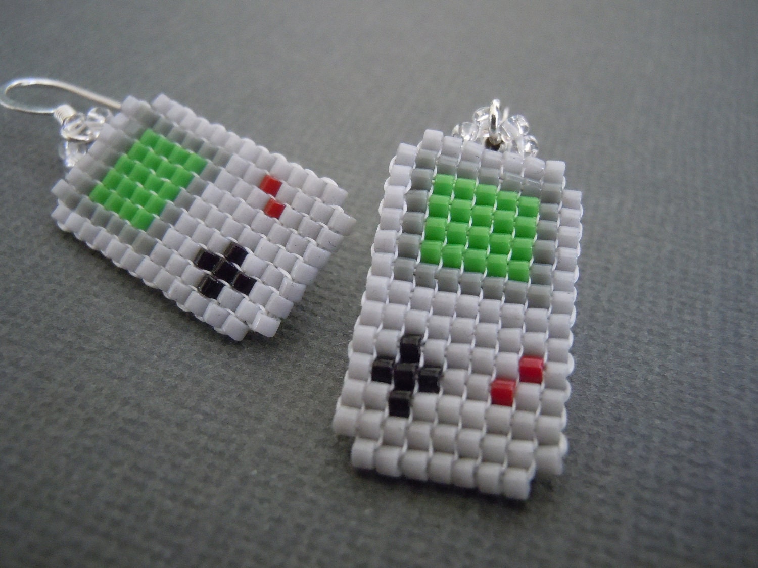 Gameboy Classic or Gameboy Color Pixel Earrings