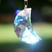 Swarovski Crystal Suncatcher- Small Aurora Borealis Moon