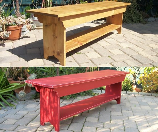 Wooden Bench 5-Foot - TV Stand