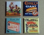 Take Me Out to the Ball Game Fridge Magnet Set