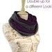 SALE Spring Infinity Scarf Plum Purple Eggplant Aubergine