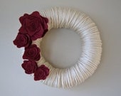 Yarn Wreath Handmade Felt Decoration-12 inch