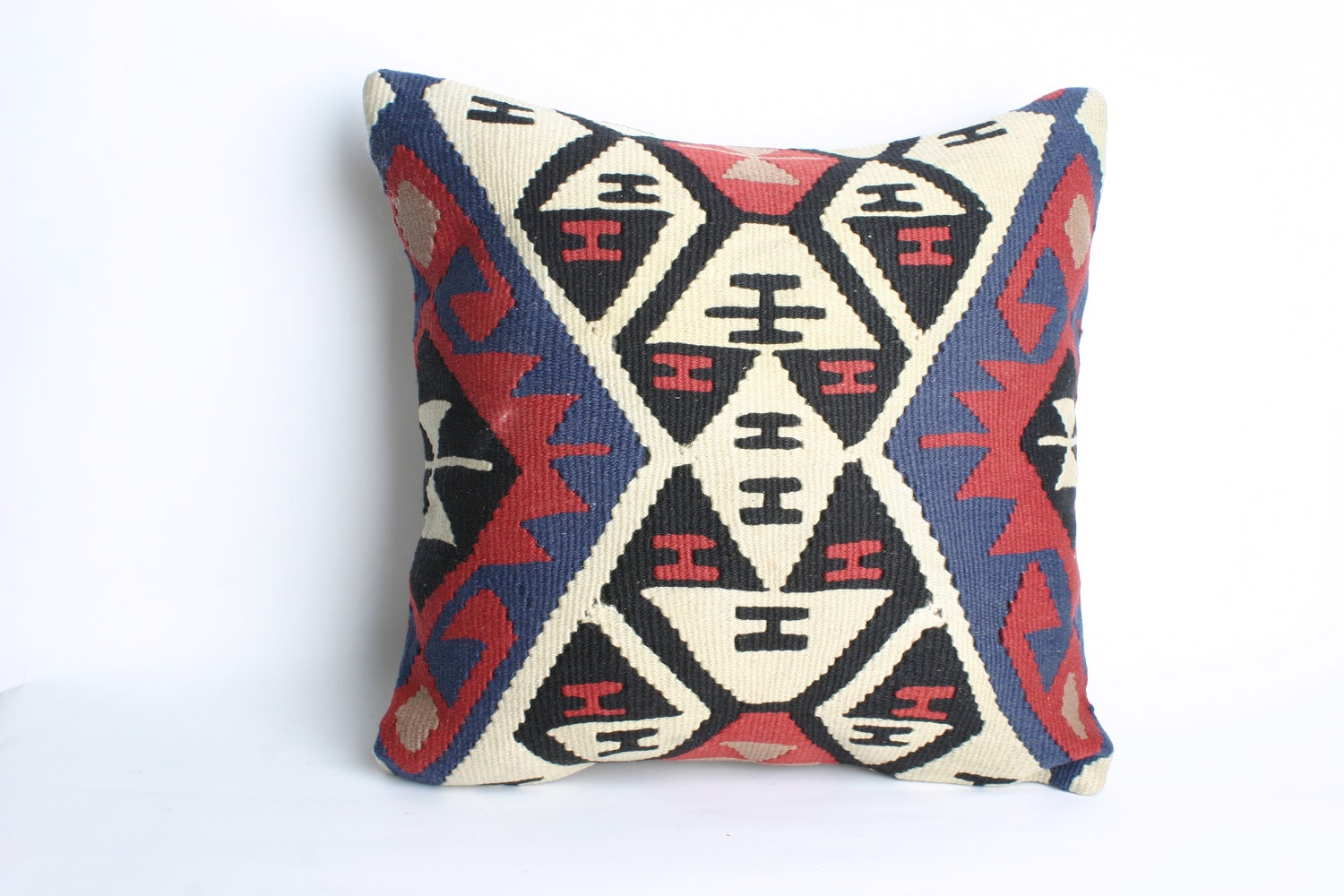 Yuner/Turks Handmade Kilim Pillow Case - 16x16