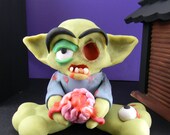 Zombie Zed Karmakin OOAK sculpture
