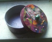 Stardust  Mystical  Design Trinket/Ring Box, Ornate Trinket Box ,Jewelry Box Decor, Decorative Trinket Box, Home Decor , Ladies Gifts
