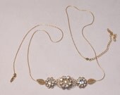 Wedding Gold Sash,Bridal Rhinestone Flower Sash,Swarovski Crystals Belt,Vintage Style Bridal Sash,Wedding Accessories,Bridal Accessories