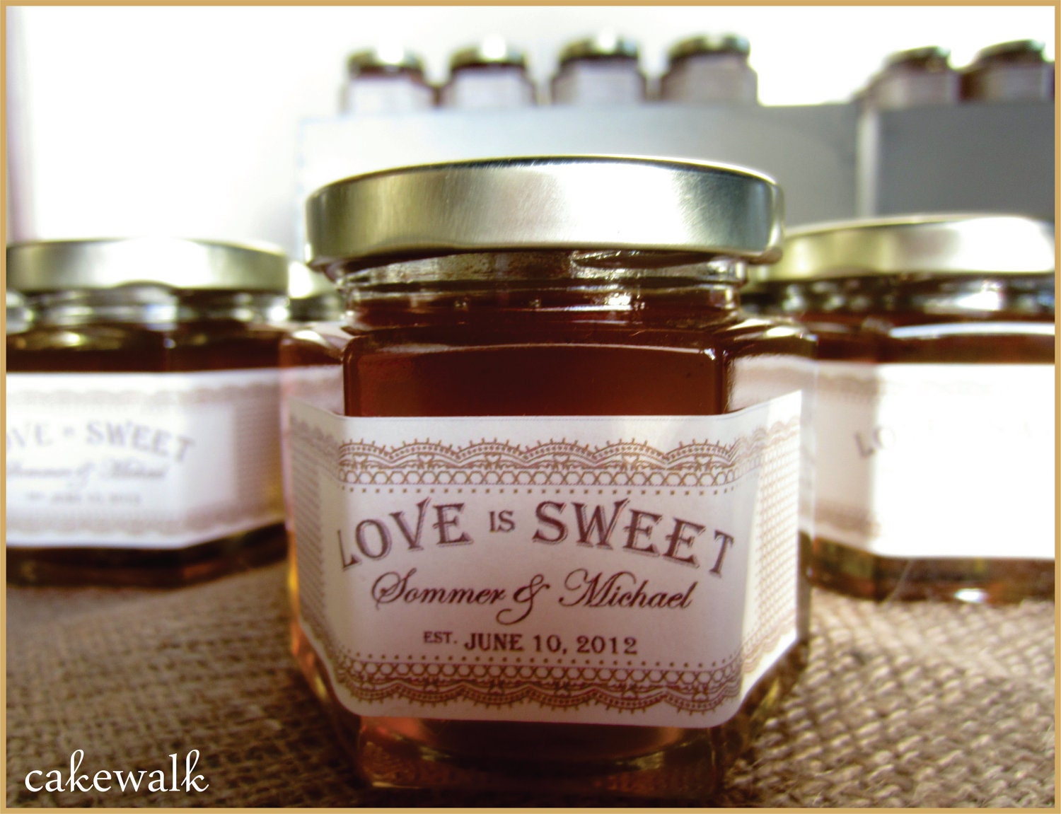 Honey Jar Favor Labels