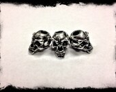 Paracord Fang skull bead