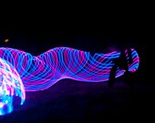FREE SHIPPING - Solid Color LED Hula Hoop - Midnight Rose