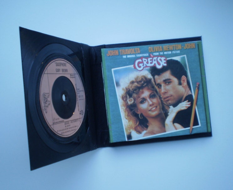 Grease Vinyl Record Mini Sketchbook