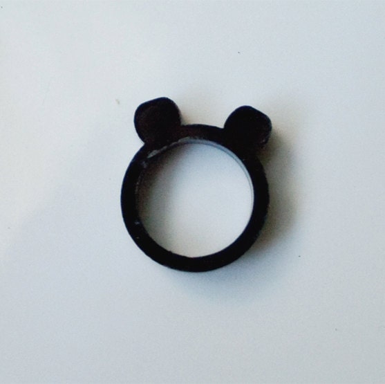ON SALE - Black Bear Ring