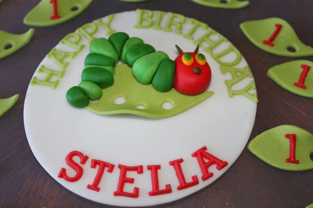 Very Hungry Caterpillar Cake Topper