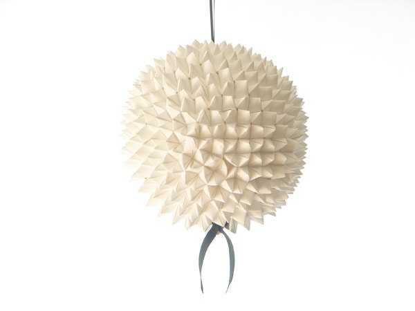 Geometric Decoration - Origami Wedding Decoration - Hanging Paper Wedding Decoration - Upcycled Decoration - Party Decoration