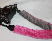 DSLR Minky Camera Strap Cover - Padded Camera Strap Cover - Camera Strap Cover