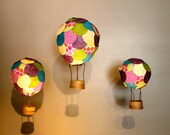 Crib Mobile - Unique Baby Crib Mobile - Modern Crib Mobile - Hot Air Balloons - Balloons - Balloon Mobile - Balloon Nursery Mobile