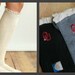 Lacey Fan OU Boot Socks cable knit boot sock with lace and school logo - Collegiate boot socks (Item no.12-10)