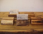 Live Edge Walnut Business Card Holders. Free Shipping.