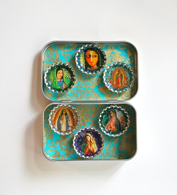 Virgin of Guadalupe Magnet Set- Our Lady, Virgin Mary, Virgen de Guadalupe