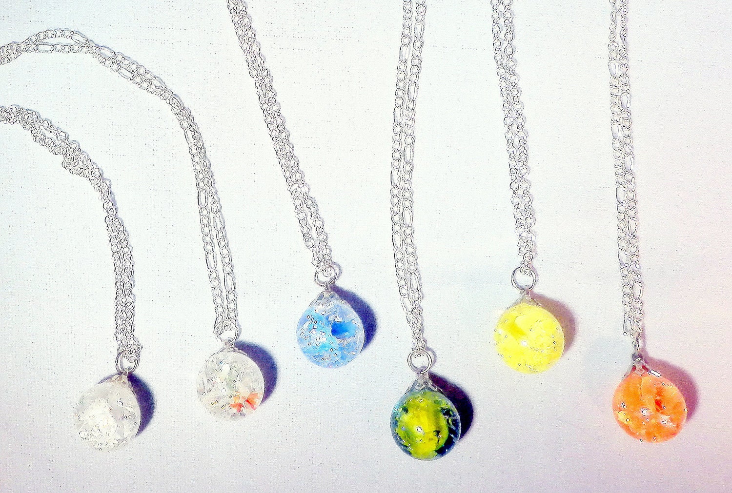 Fried Marble Pendant And Necklace,  Jewelry, Pendant, Necklace, Eclectic Jewelry, Unique Marble Jewelry, Shattered Marble