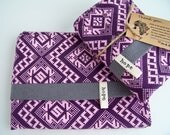 Pillowcases Flannel Purple Gray Native American Navajo Southwestern Inspired-Africa Adoption Fundraiser