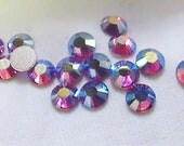 SALE Rose AB 20ss 2028 Swarovski Elements Rhinestones Flat back 10 pieces