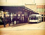 urban vintage bus station print (8x10)