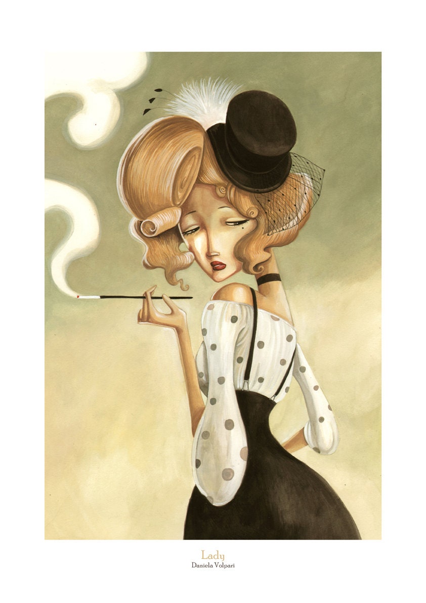 Print- Lady