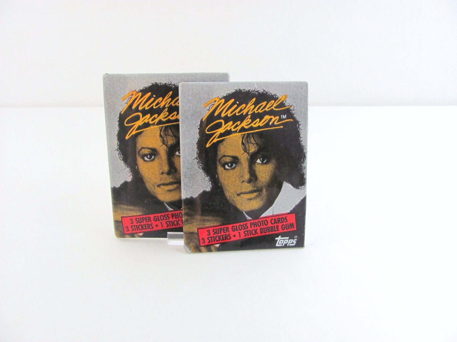 Michael Jackson Trading cards 2 wax packs