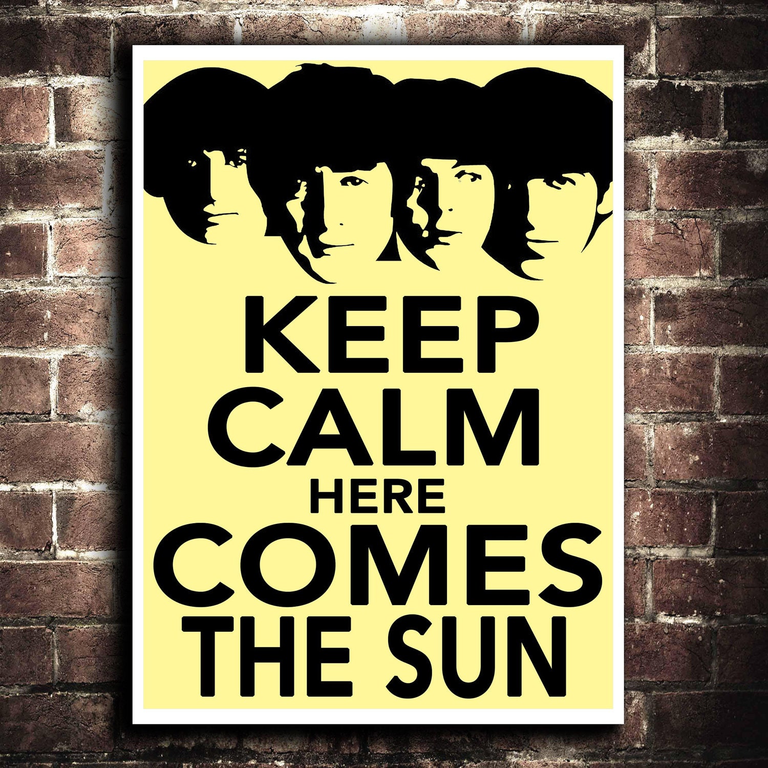 Keep Calm The Beatles THE SUN poster 11x17