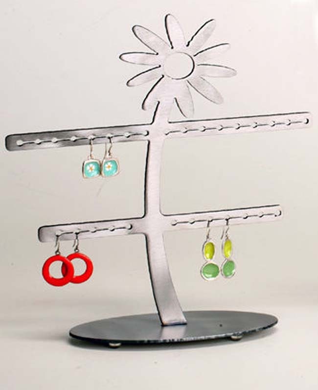 Small Daisy Earring Tree Jewelry Display