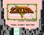 32x30 The Legend of Zelda NES Title Screen Wall Mural HUGE Hyrule