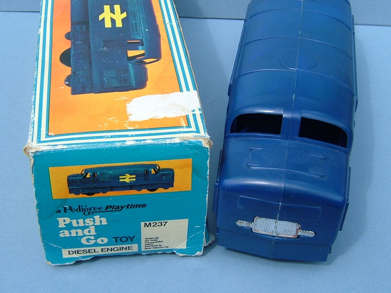 Triang Pedigree Push and Go Diesel Engine Train with Friction Motor - Made in the UK by Rovex Industries