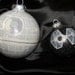 SALE Hand painted Death Star and TIE Fighter Christmas Ornaments