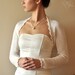 BRIDAL SHRUG wedding bolero mohair warm color cream
