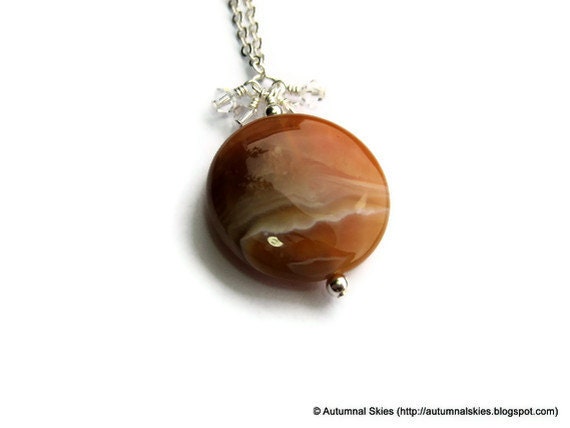 Sunset over the Mountains Necklace