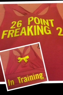 26 Point Freaking 2 Workout Racerback Tank