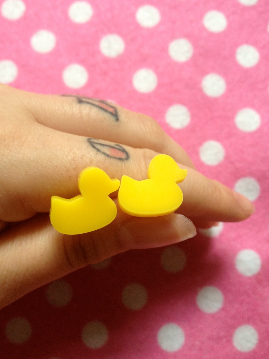 Rubber Duck Earrings