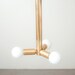 3 Bulb Brass Hanging Pendant Light by Dylan Design Company