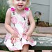 Organic Cotton Knit - Love Tree Baby Dress - 1st Birthday - Organic Baby - Nursey - Infant Girls Dress - Newborn - Natural Fiber - 3M to 3T