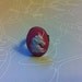 Oh Unicorn Pink and White Resin Cameo Adjustable Ring
