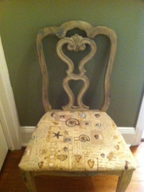 Coastal Chic Heavy Distressed Chair