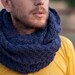 Infinity Scarf - Hand Knitted Extra Long Unisex Cowl