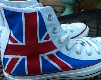 British Flag custom converse union jack