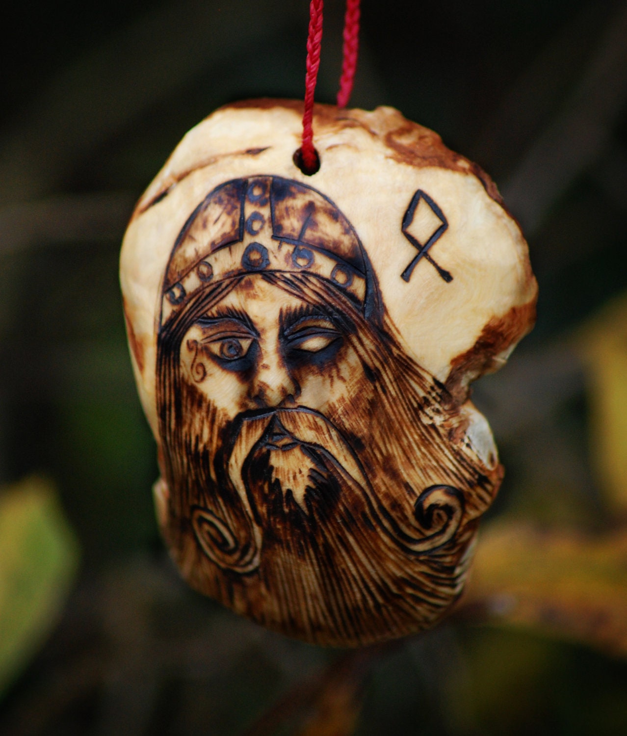 ODIN - Norse God Wood Burning.