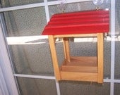 Red Roof gazebo window feeder with suction cups